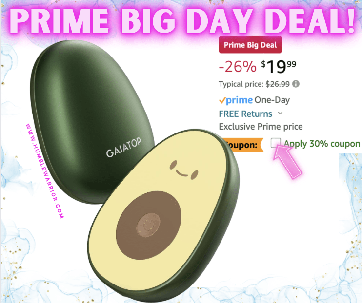 Gaiatop 2-Pack of Rechargeable Avocado Hand Warmers!